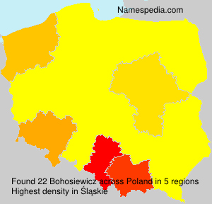 Surname Bohosiewicz in Poland Surname Bohosiewicz in Poland