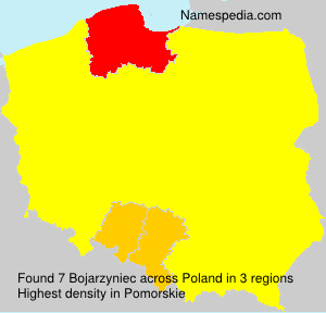 Surname Bojarzyniec in Poland Surname Bojarzyniec in Poland