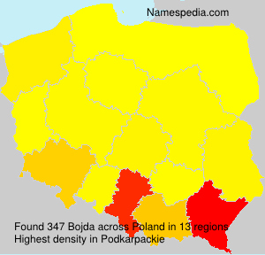 Surname Bojda in Poland Surname Bojda in Poland