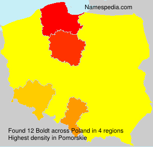 Surname Boldt in Poland Surname Boldt in Poland