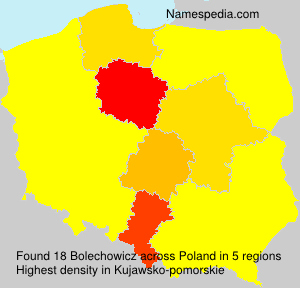 Surname Bolechowicz in Poland Surname Bolechowicz in Poland