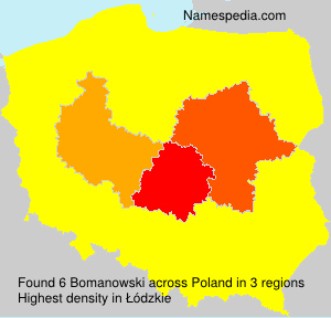 Surname Bomanowski in Poland Surname Bomanowski in Poland