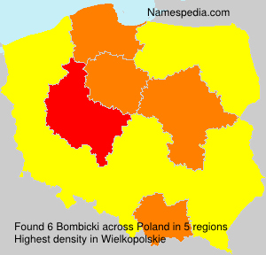 Surname Bombicki in Poland Surname Bombicki in Poland