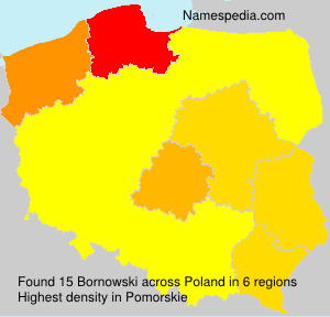 Surname Bornowski in Poland Surname Bornowski in Poland