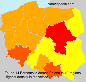 Surname Borzemska in Poland Surname Borzemska in Poland