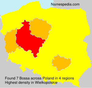 Surname Bossa in Poland Surname Bossa in Poland