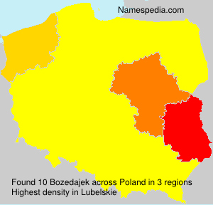 Surname Bozedajek in Poland Surname Bozedajek in Poland