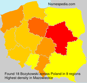 Surname Bozykowski in Poland Surname Bozykowski in Poland