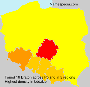 Surname Braton in Poland Surname Braton in Poland
