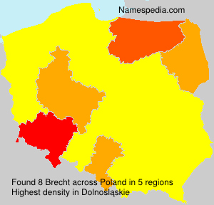 Surname Brecht in Poland Surname Brecht in Poland
