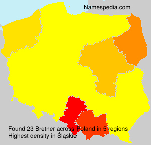 Surname Bretner in Poland Surname Bretner in Poland