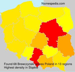 Surname Brewczynski in Poland Surname Brewczynski in Poland