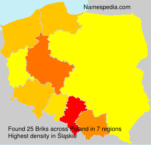 Surname Briks in Poland Surname Briks in Poland