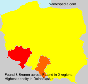 Surname Bromm in Poland Surname Bromm in Poland