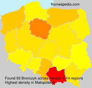 Surname Bronczyk in Poland Surname Bronczyk in Poland