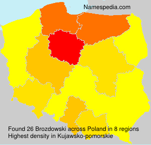 Surname Brozdowski in Poland Surname Brozdowski in Poland