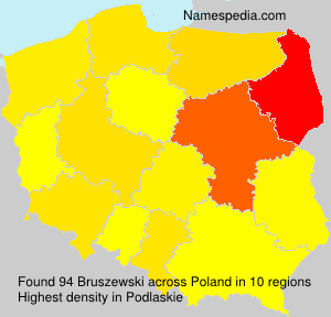 Surname Bruszewski in Poland Surname Bruszewski in Poland