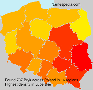 Surname Bryk in Poland Surname Bryk in Poland