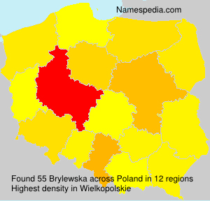 Surname Brylewska in Poland