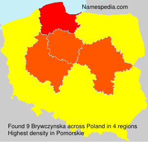 Surname Brywczynska in Poland