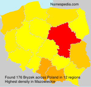 Surname Bryzek in Poland Surname Bryzek in Poland