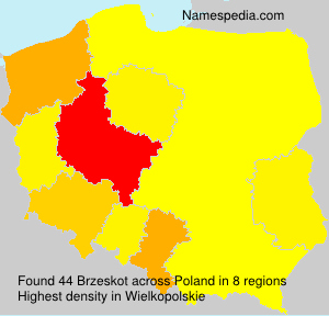 Surname Brzeskot in Poland Surname Brzeskot in Poland