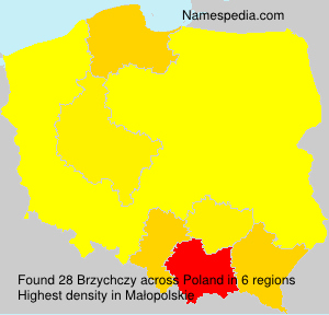 Surname Brzychczy in Poland