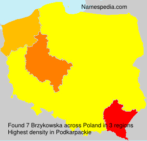 Surname Brzykowska in Poland Surname Brzykowska in Poland