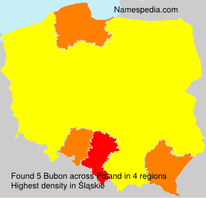 Surname Bubon in Poland Surname Bubon in Poland