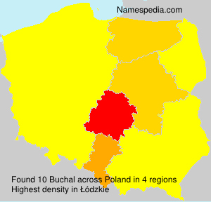 Surname Buchal in Poland Surname Buchal in Poland