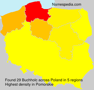 Surname Buchholc in Poland Surname Buchholc in Poland