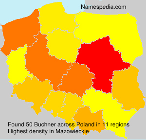 Surname Buchner in Poland