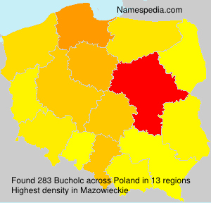 Surname Bucholc in Poland Surname Bucholc in Poland