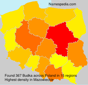 Surname Budka in Poland Surname Budka in Poland