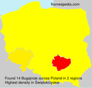 Surname Bugajniak in Poland Surname Bugajniak in Poland