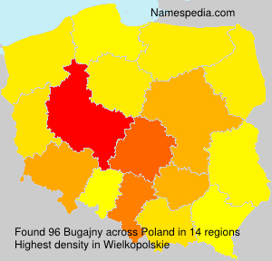 Surname Bugajny in Poland Surname Bugajny in Poland