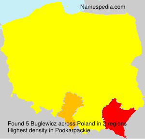 Surname Buglewicz in Poland Surname Buglewicz in Poland