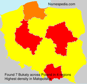 Surname Bukaty in Poland Surname Bukaty in Poland