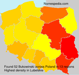 Surname Bukowinski in Poland Surname Bukowinski in Poland