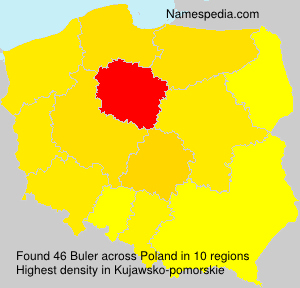 Surname Buler in Poland