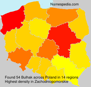 Surname Bulhak in Poland Surname Bulhak in Poland