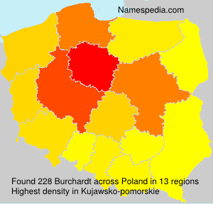 Surname Burchardt in Poland Surname Burchardt in Poland