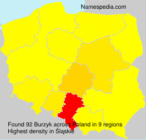 Surname Burzyk in Poland Surname Burzyk in Poland