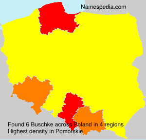 Surname Buschke in Poland Surname Buschke in Poland