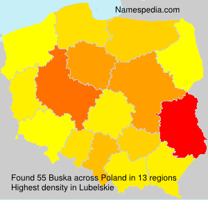 Surname Buska in Poland Surname Buska in Poland