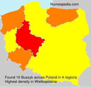 Surname Buszyk in Poland Surname Buszyk in Poland