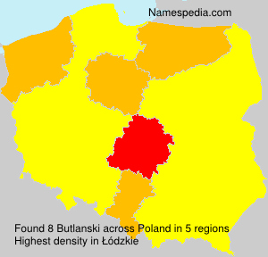 Surname Butlanski in Poland Surname Butlanski in Poland