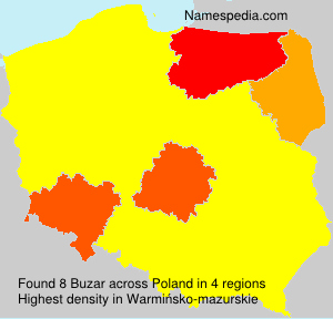 Surname Buzar in Poland Surname Buzar in Poland