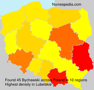 Surname Bychawski in Poland Surname Bychawski in Poland