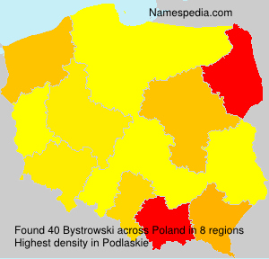Surname Bystrowski in Poland Surname Bystrowski in Poland
